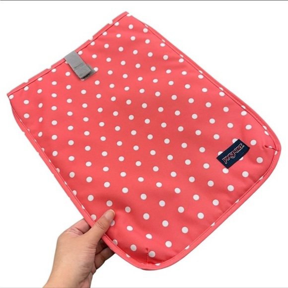 Jansport Handbags - Jansport Polkadot Laptop/Tablet Protective Sleeve